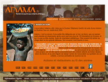 Tablet Screenshot of adama.fr